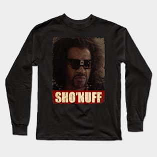 Sho Nuff - RETRO STYLE Long Sleeve T-Shirt